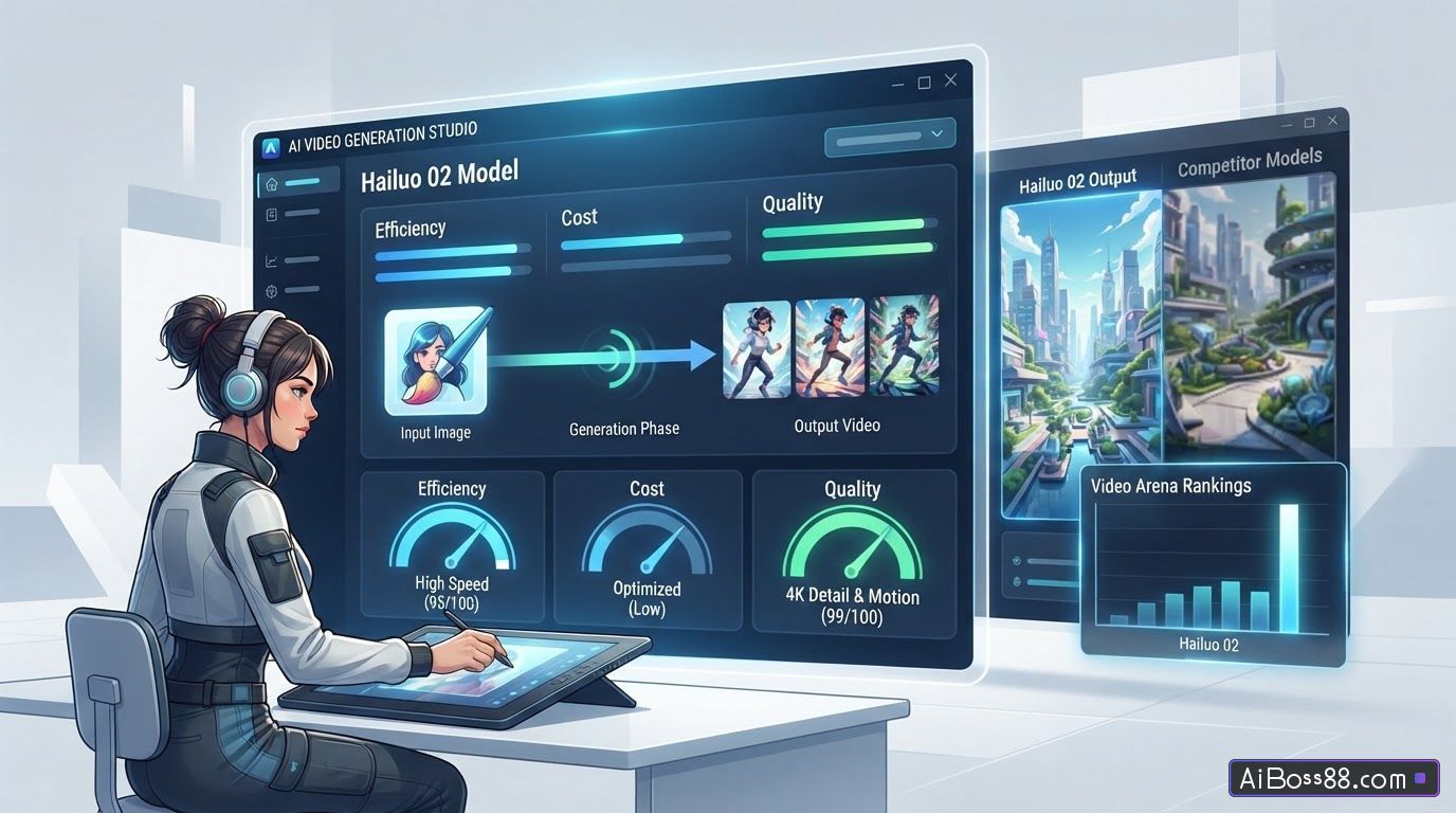 Hailuo 02视频生成效果怎么样？实测超越可灵2.0、Veo 3