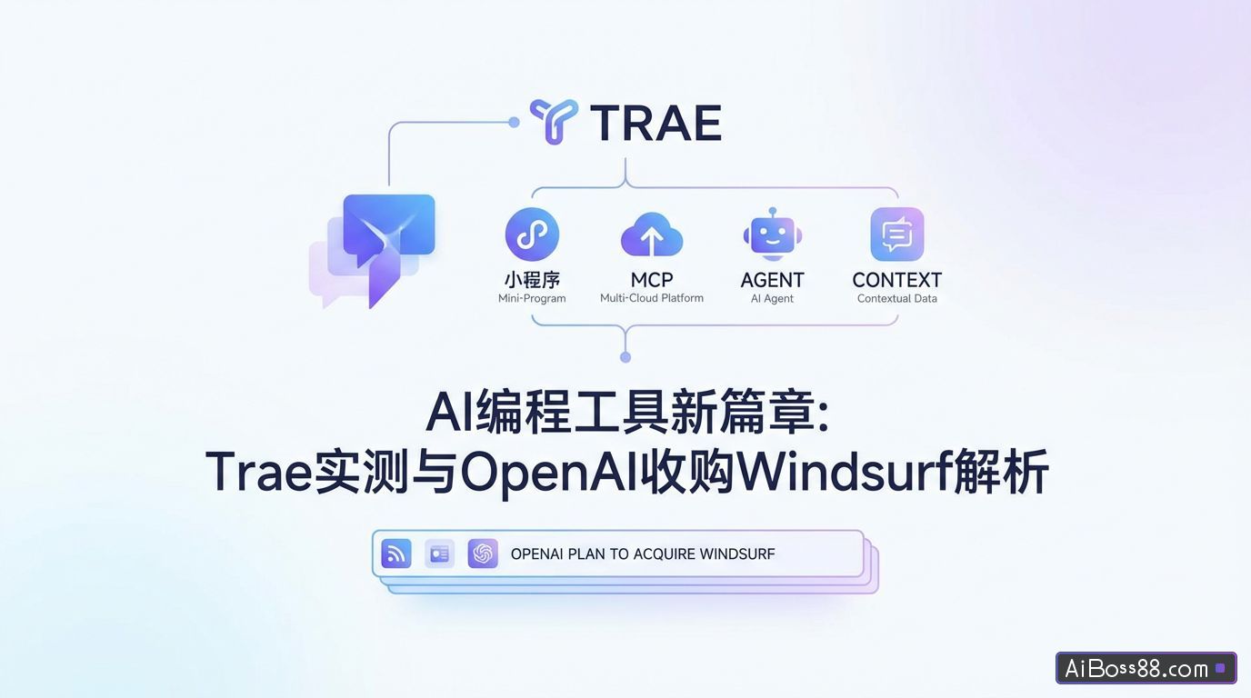 如何用Trae生成小程序，实测MCP、Agent、上下文等功能