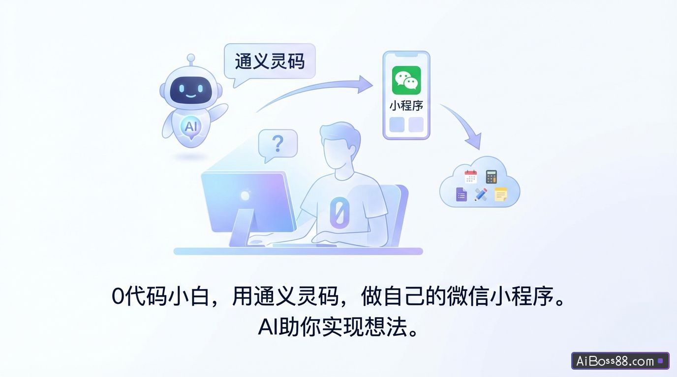 0代码小白如何用通义灵码“AI程序员”开发微信小程序