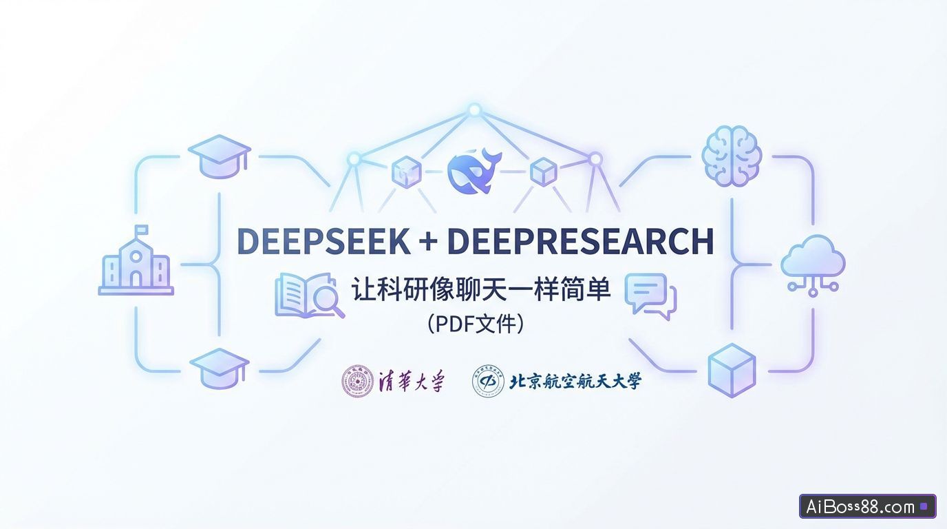 清华大学《DeepSeek+DeepResearch：让科研像聊天一样简单》（PDF文件）
