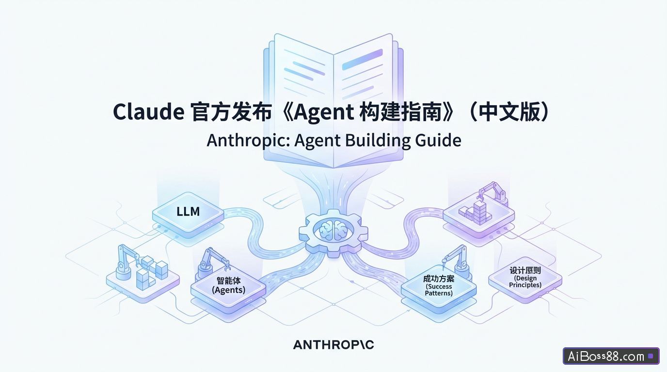 Claude 官方发布《Agent 构建指南》（中文版）