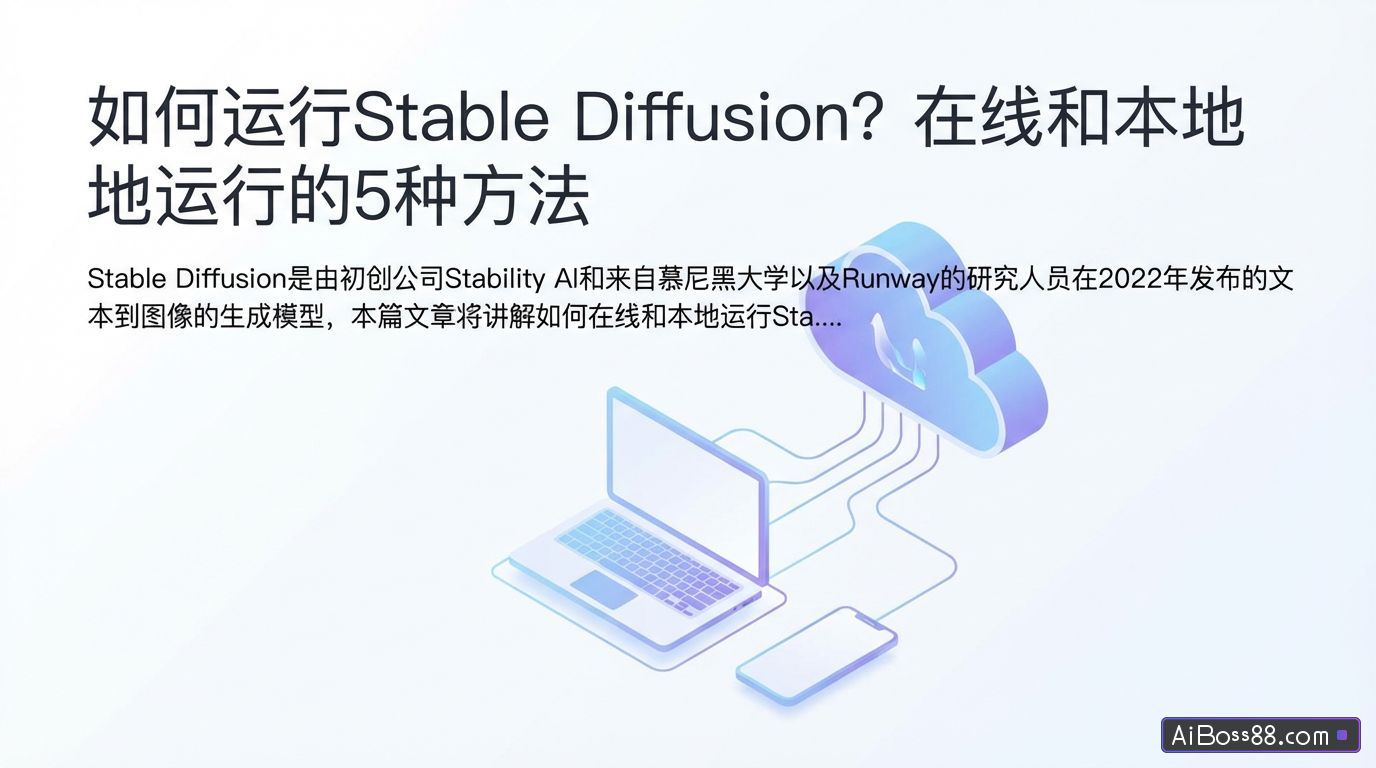 如何运行Stable Diffusion？在线和本地运行的5种方法