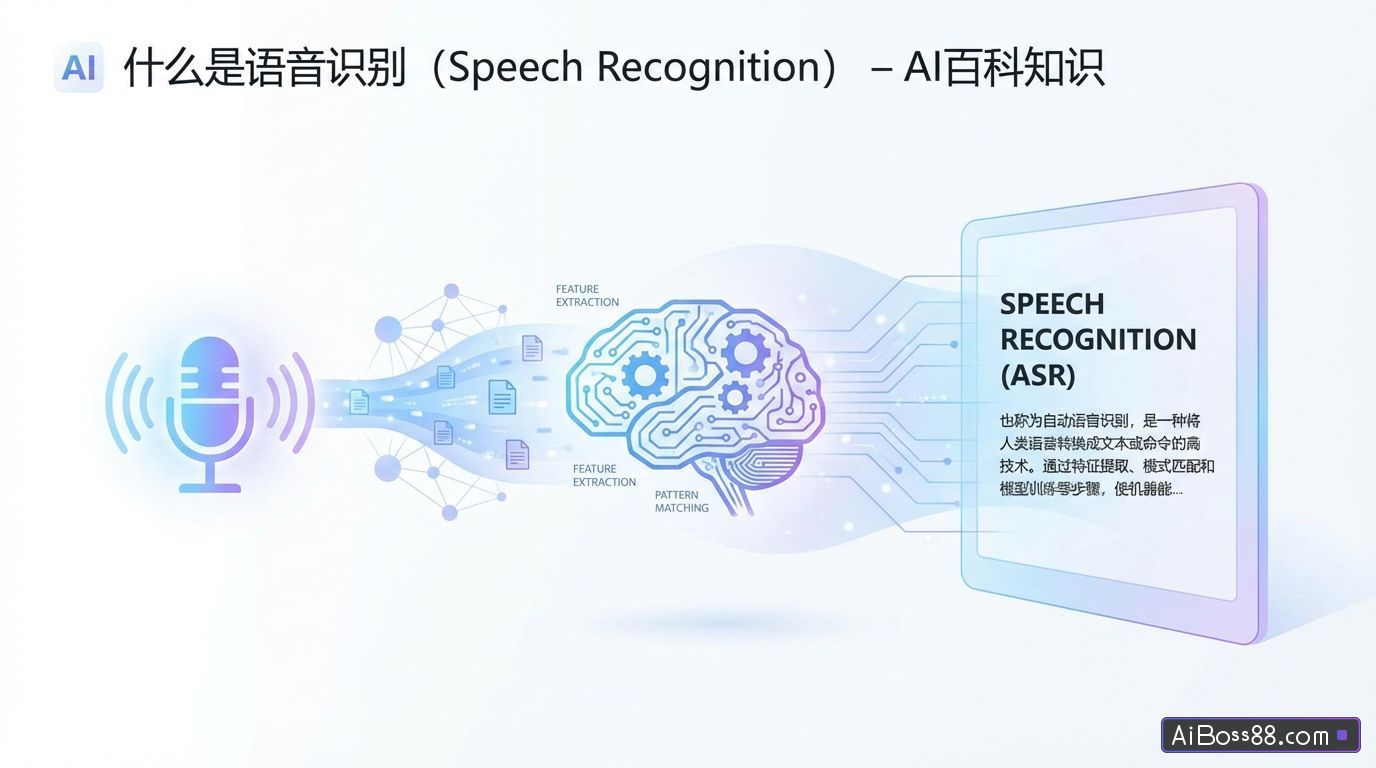 什么是语音识别（Speech Recognition） - AI百科知识