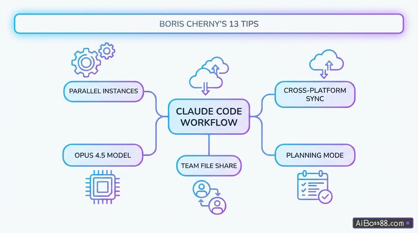 Claude Code之父Boris Cherny分享13个高效使用技巧