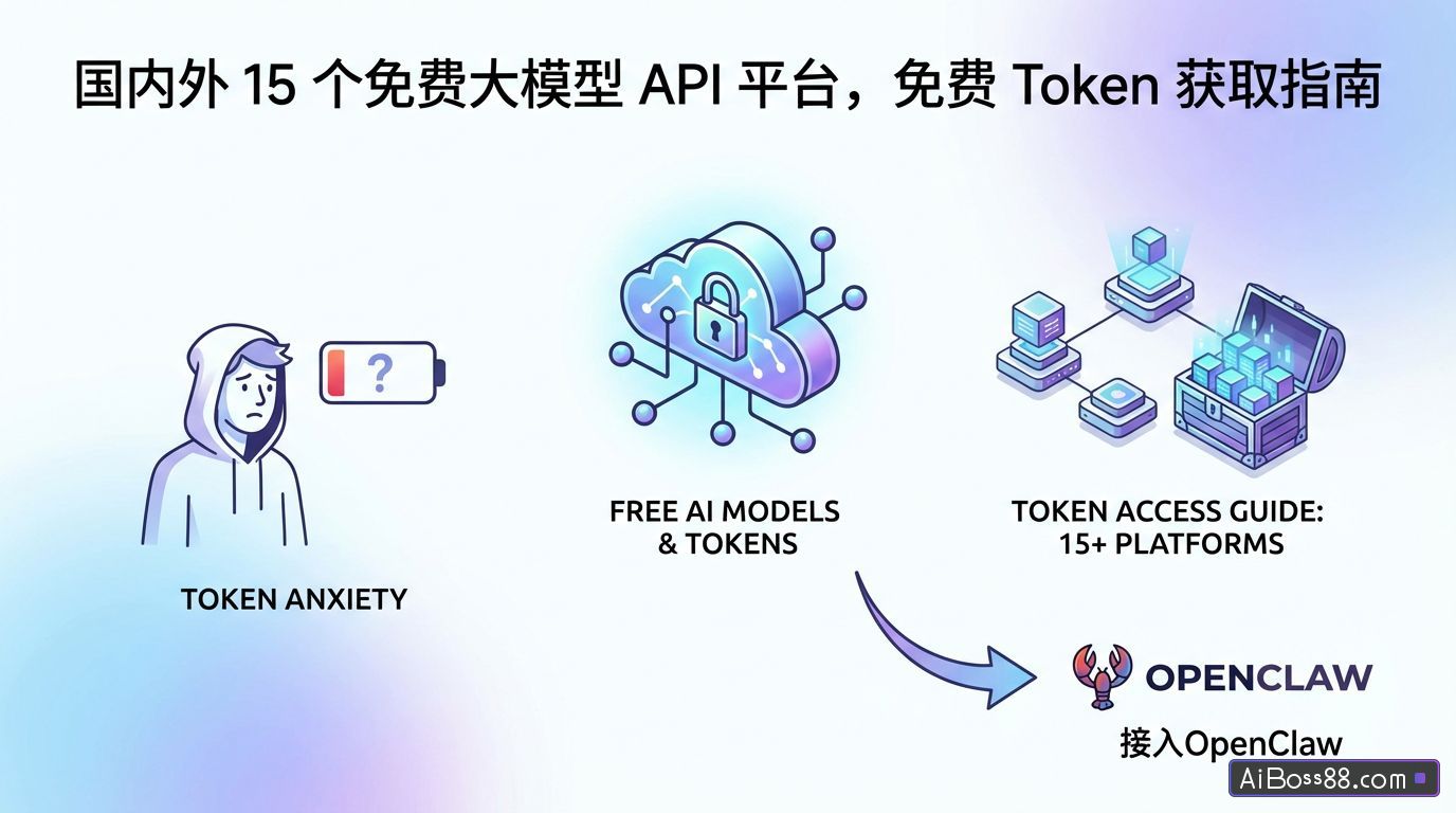 国内外 15 个免费大模型 API 平台，免费 Token 获取指南