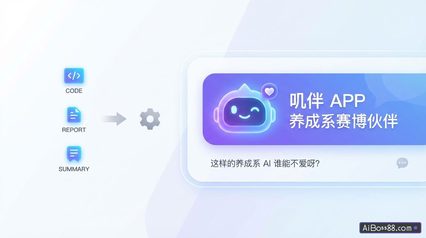 叽伴APP深度体验：会等你的养成系赛博伙伴