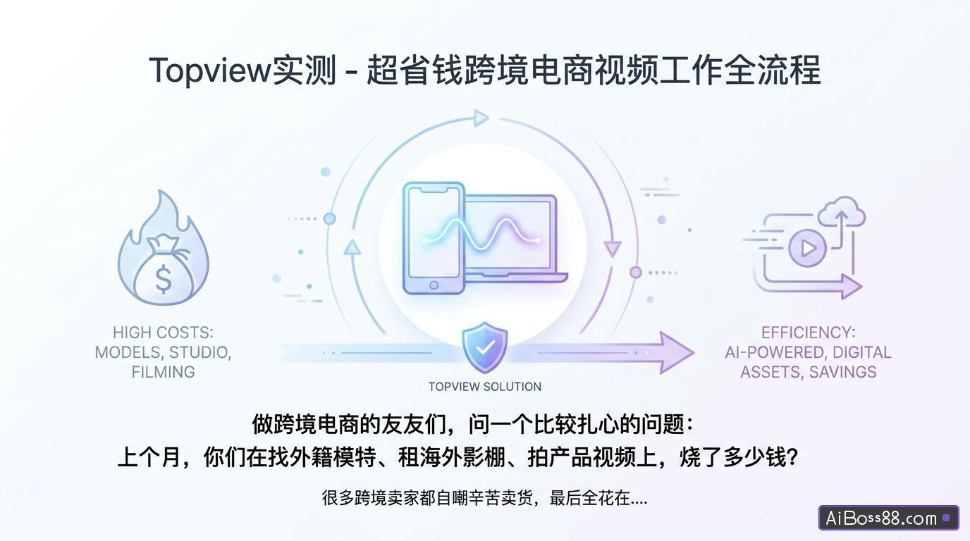 Topview实测 - 超省钱跨境电商视频工作全流程