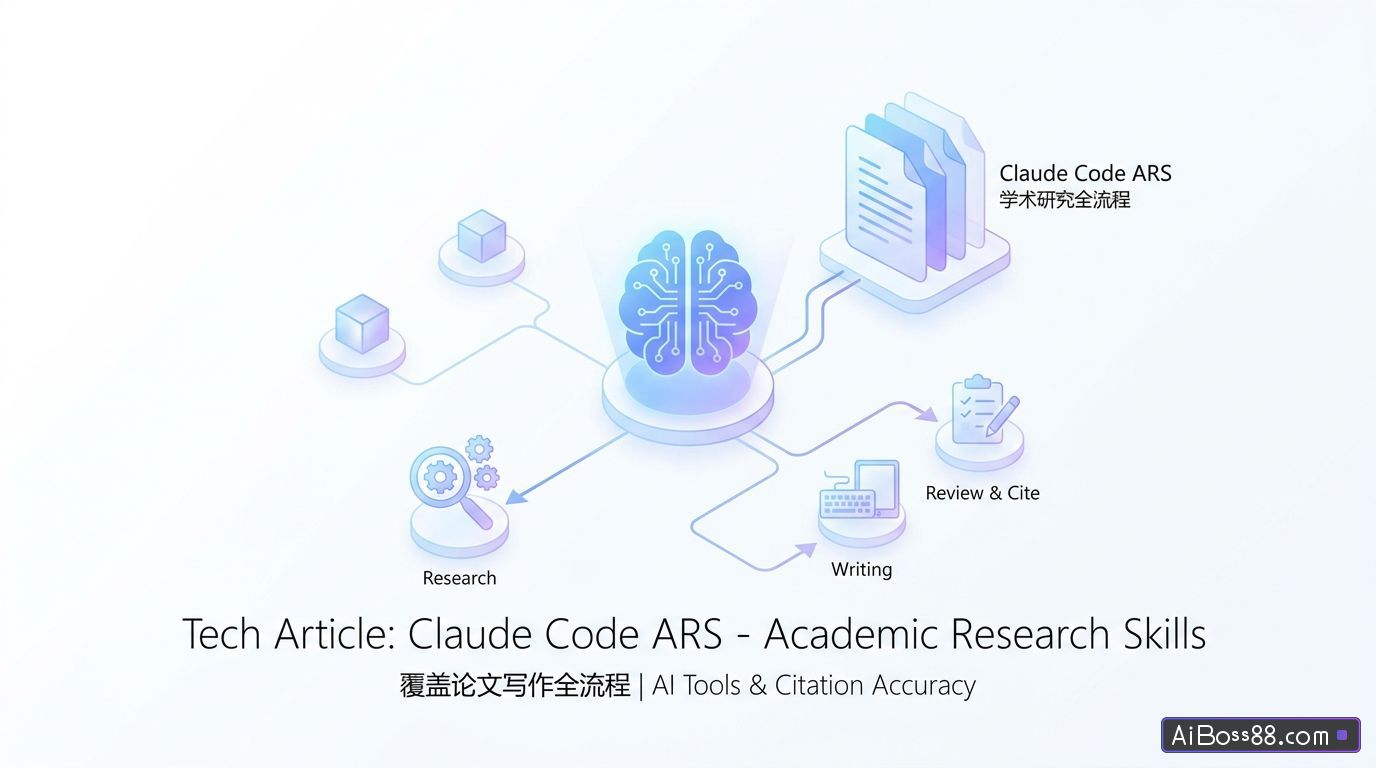 Claude Code学术研究技能包ARS，覆盖论文写作全流程