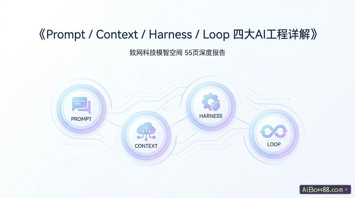 《Prompt / Context / Harness / Loop 四大AI工程详解》（PDF文件）