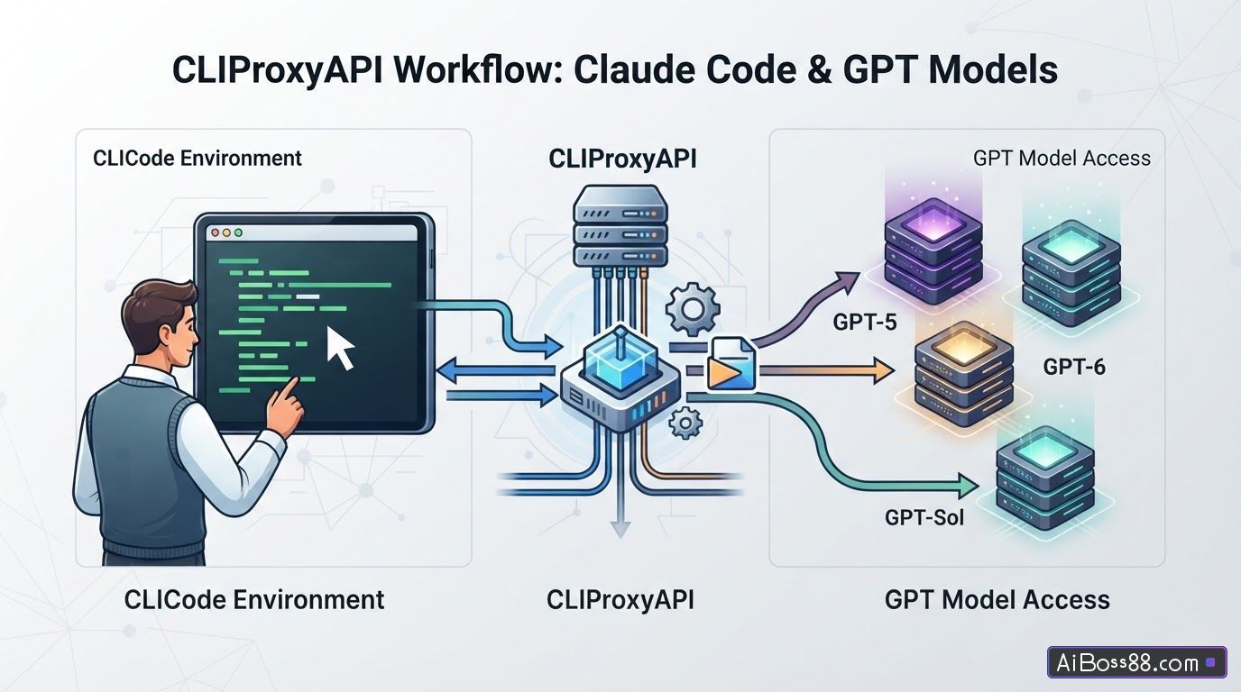 CLIProxyAPI 教程 - 让 Claude Code 免费用上 GPT 模型