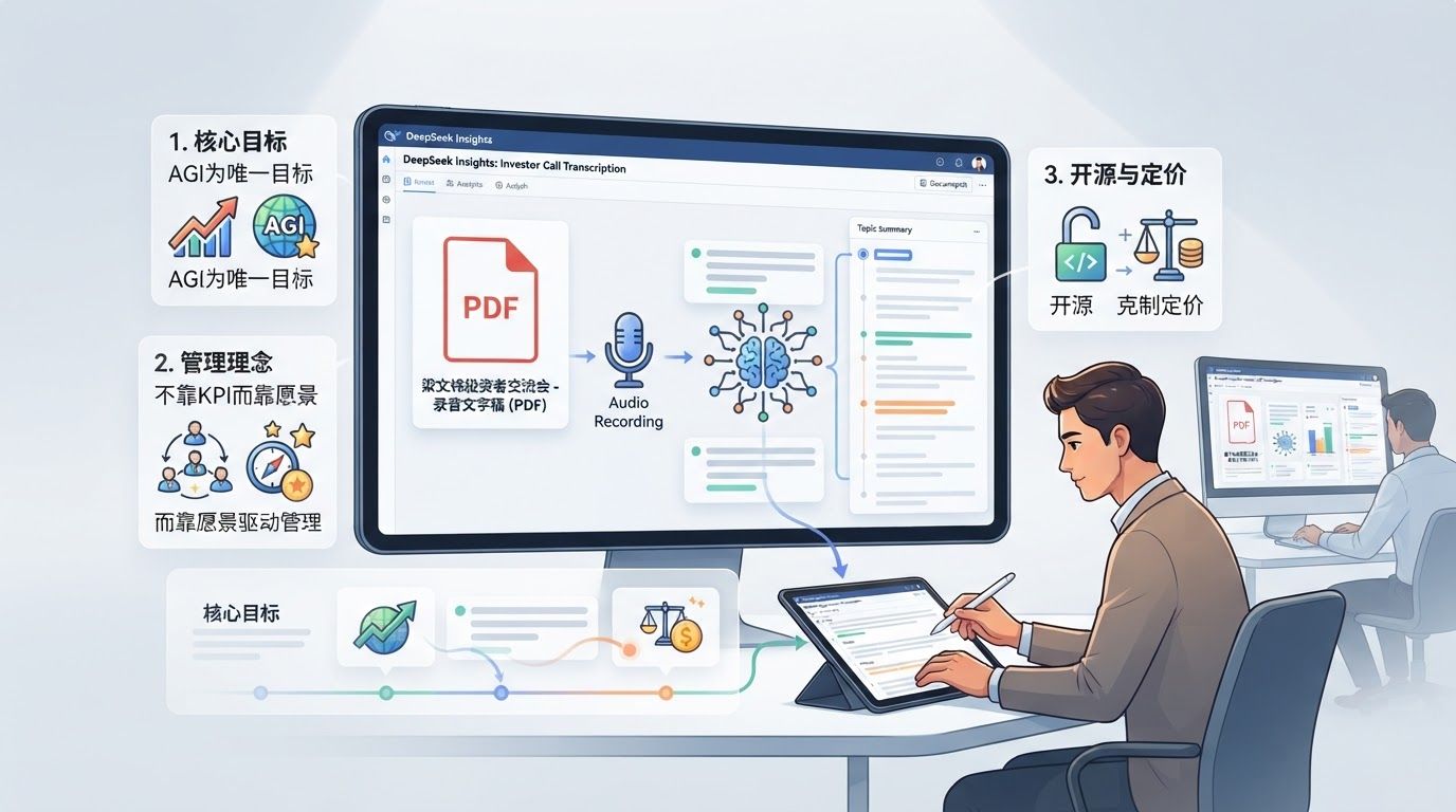 梁文锋投资者交流会 - 录音文字稿（PDF文件）
