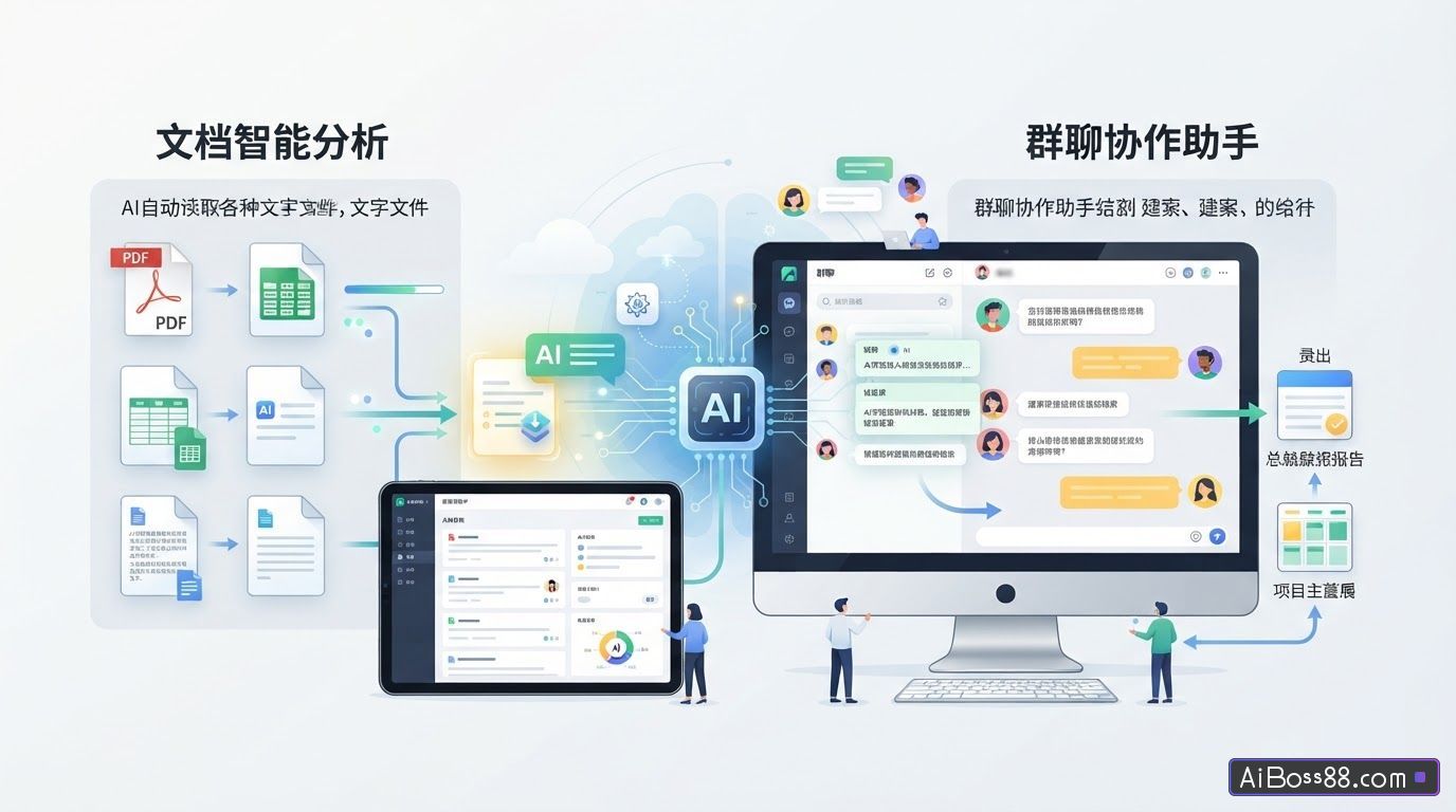 TraeWork 办公助手实测 - AI 自动读取文档与群聊协作
