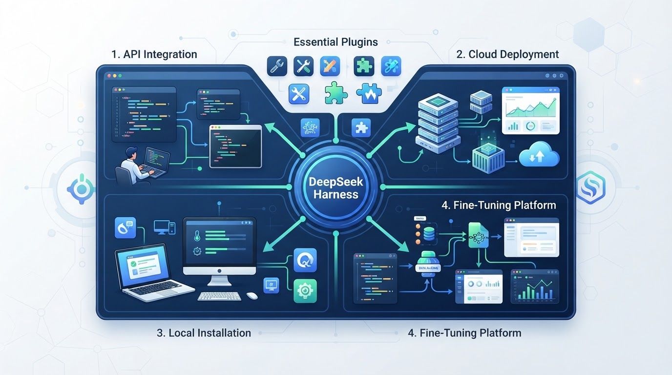 DeepSeek Harness 保姆级教程，附4种使用途径和必装插件