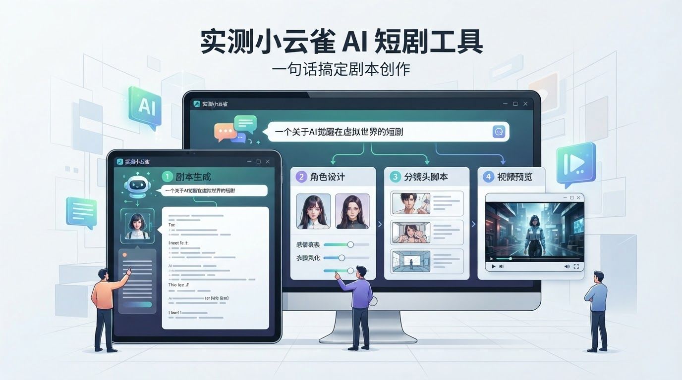实测小云雀 AI 短剧工具 - 一句话搞定剧本创作